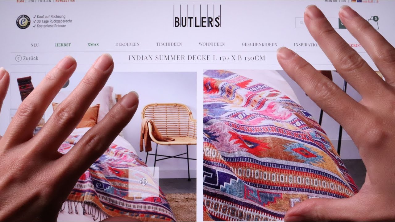 ASMR Deutsch | Dekorative Wohnideen 🍁 im Nachtmodus 🌙 Display Tapping, Whispering, Show & Tell