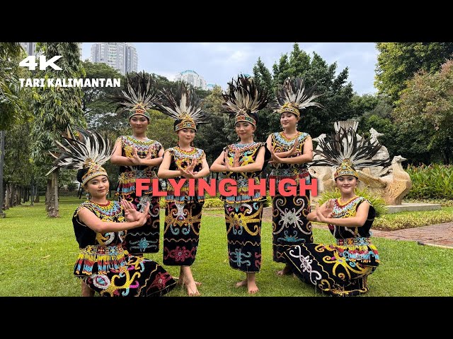 4K Tari Dayak Kalimantan | Tari Flying High full koreografi class=