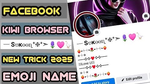 HOW TO MAKE ✅ NEW EMOJI UNIQUE NAME FACEBOOK NEW TRENDING 🩵FB METHOD SYMOL NAME || CHANGE FULLWORK