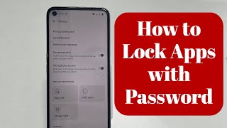 How to lock apps on OnePlus Nord CE2 Lite 5G