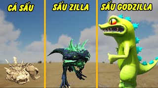 ARK - Cá sấu Godzilla xuất hiện - Hủy diệt siêu thằn lằn phóng xạ | GHTG