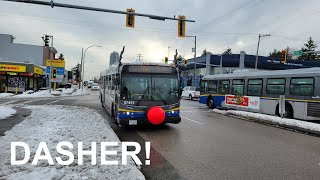 Dasher the Speed Demon! - TransLink (CMBC) 2006 New Flyer D40LFR No. 7455 on line 319 by UpLift Vancouver 358 views 5 months ago 43 minutes