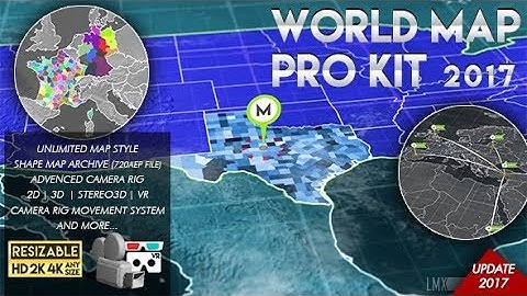 WORLD MAP PRO KIT ► [ AFTER EFFECTS TEMPLATES ]