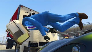 GTA 5 TV Man Bike Stunts Fails (Euphoria physics, Ragdolls) Ep 1