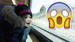 2 YEAR OLD TAKES TRAIN ALONE 😱