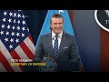 Pete Hegseth call press ‘unpatriotic’ and compares them to Pharisees