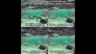 Deforum Best Samplers DDIM, Euler_Ancestral, DPM2_Ancestral and DPMPP_2S_A #shorts