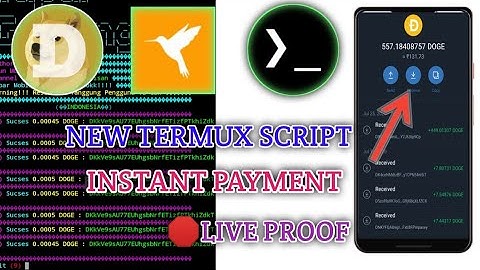 💰INSTANT PAYMENT || New Termux Script || 🛑 LIVE PAYMENT PROOF || unlimited Doge coin || Termux ||