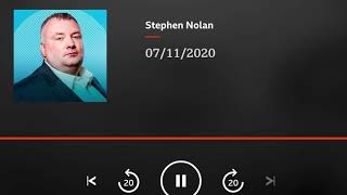 Stephen Nolan - BBC Radio 5 Live. Back to back interviews with David Cay Johnston &  Sebastian Gorka