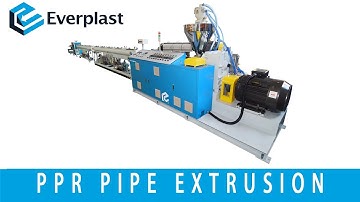 EMS-6533 Two Layer PPR Pipe Extrusion Machine Line