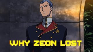 Why Did Zeon Lose The One Year War? | Gundam Universal Century Lore