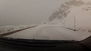 Da Canazei in Val di Fassa a Corvara in Val Badia lungo la strada statale innevata in soli 6 minuti