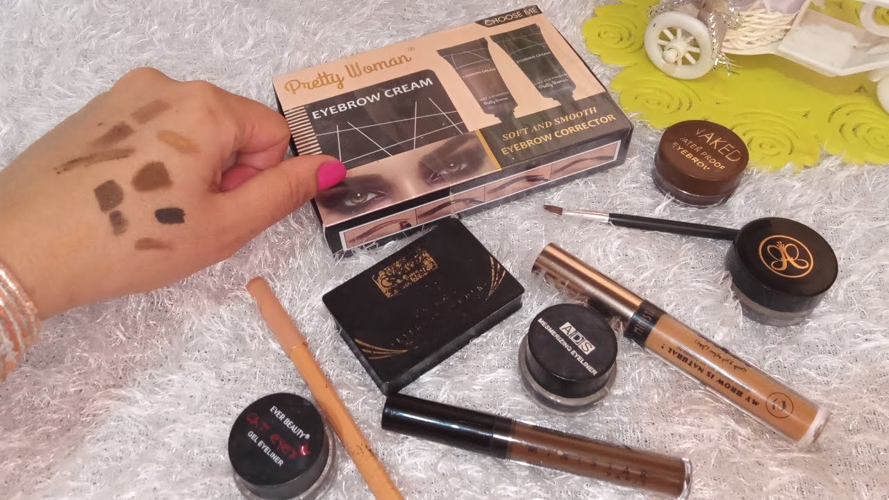 تجربتي مع مصحح الحواجب ومقارنه بينهم/جل_قلم_ماسكارا_باودر رفيو شامل الاسعار والاسوتشات