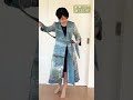 リメイクした着物ワンピース。寒い日の着こなし方は？ #shorts