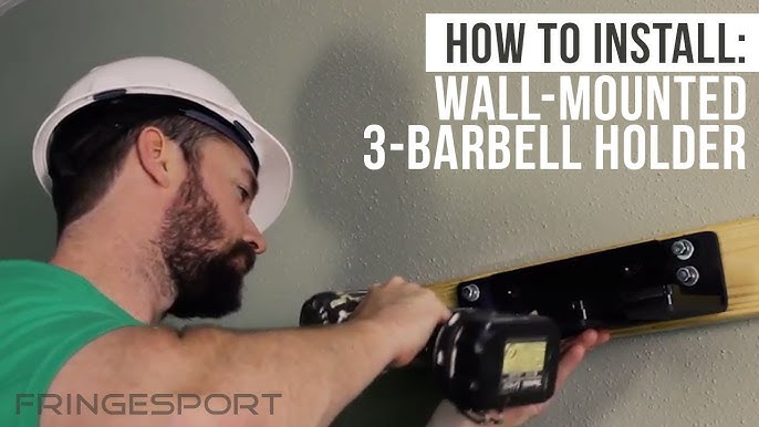 CHEAP Vertical Barbell Holder (Wall Mounted Barbell Holder) 