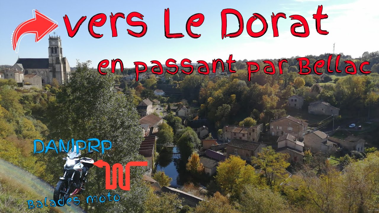 Balade moto en Haute Vienne : en route  vers Le Dorat