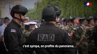 #14Juillet Quelques mois après les attentats, Julien a défilé pour le RAID lors du 14 Juillet 2015