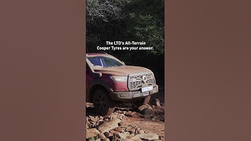 GWM P-Series LTD with all-terrain cooper tires.