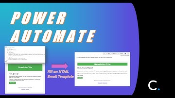 How to Fill an HTML Email Template in Power Automate