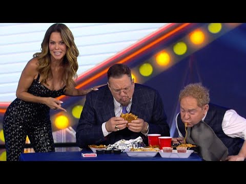 Penn and Teller eat their way through a card trick