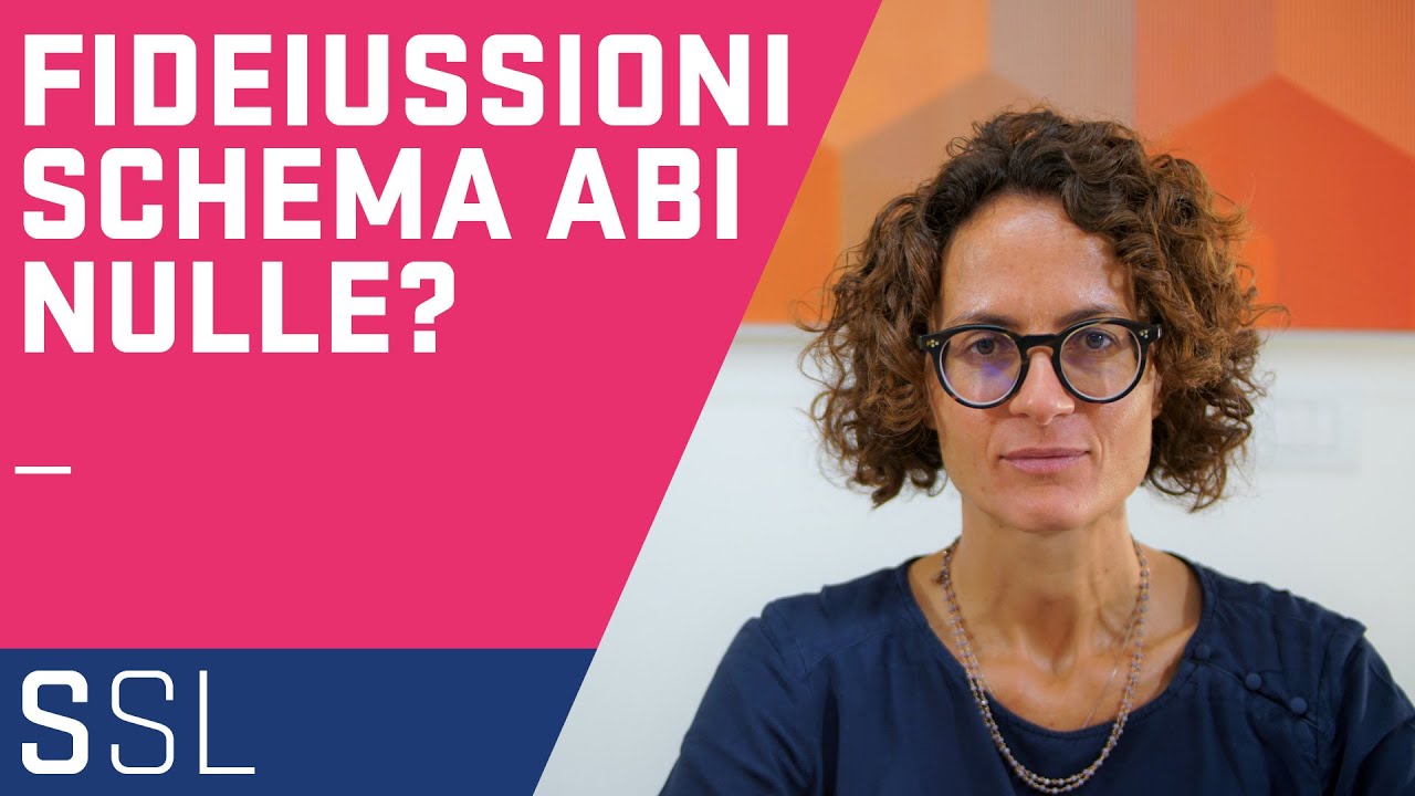 FIDEIUSSIONI SECONDO LO SCHEMA ABI SONO NULLE SEMPRE CLAUSOLE 