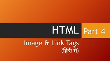 HTML Image and Link Tags (Hindi)