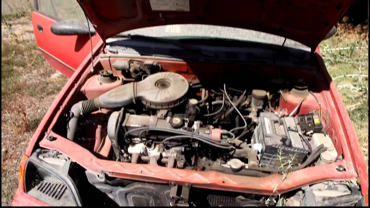 Inside View 1991 Geo Metro 3 Cylinder Vehicle