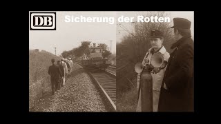 Sicherung der Rotten - Unfallverhütung im Bahnunterhaltungsdienst [DB-UVV-Lehrfilm]