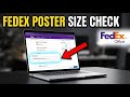 How to verify poster dimensions for FedEx Office print jobs - Step By Step