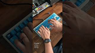 Keygeek Roxy, looking good and sounding good. #asmr #keyboard #mechanicalkeyboard #customkeyboard