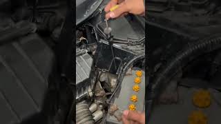 Transmission Oil Level Stick Open And Check #transmission #oil #level #stick #automechanic