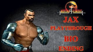 Mortal Kombat 4 - Jax Playthrough + BIO & Ending