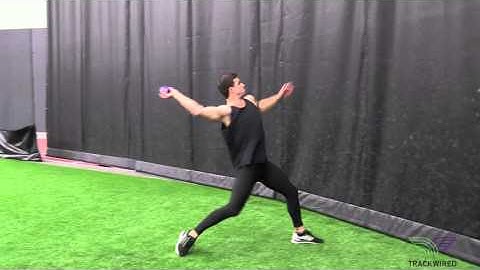 HOW TO THROW JAVELIN: Javelin Ball Drills Walking 3 Step Throw