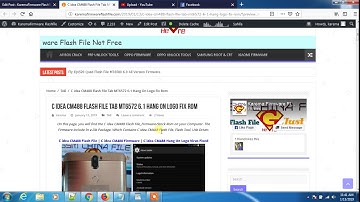 C idea CM488 Flash File Tab MT6572 6 1 Hang On Logo Fix Rom