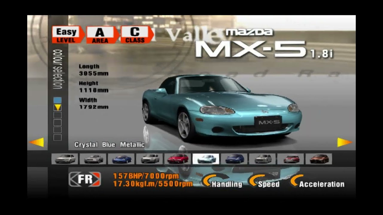 Gran Turismo 3 A-Spec (PAL- 2001) - All Arcade Cars 