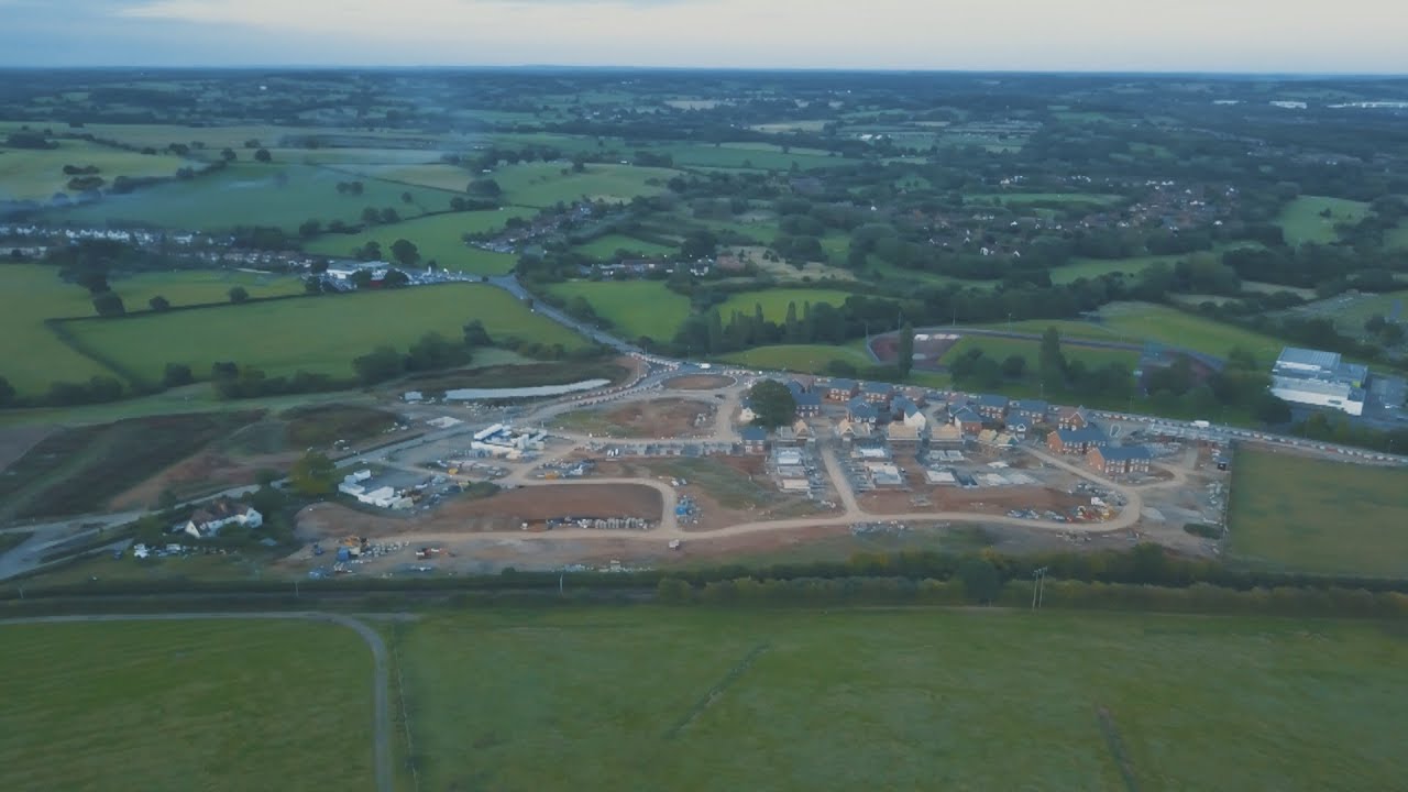"Old & New" Some more Redditch from above - 27/8/17, DJI Mavic Pro