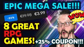 Epic Mega Sale - 8 Great Discounted Rpg Games