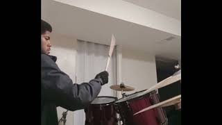 Hitting Cheap Splash Cymbal