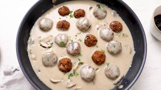 Vegan Swedish Meatballs