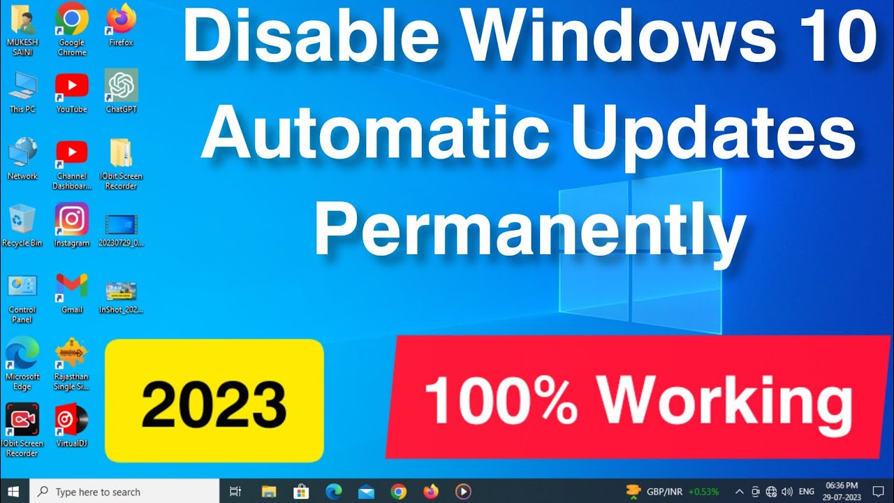 How to disable windows automatic update in windows 10 permanently new