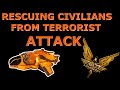 Rescuing of Civilians From Terrorist Attack on Lave Station - Elite Dangerous