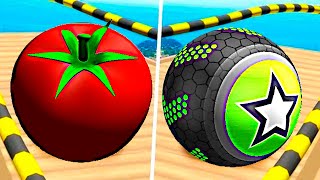 Fabulous Balls in Going Balls Game - Apple, Tomato, Skull, Star, Pumpkin, Million Ball and more screenshot 1