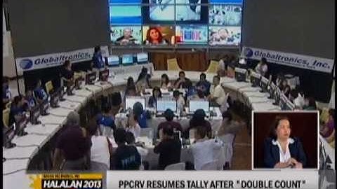 PPCRV resumes tally after double count