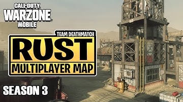 WARZONE MOBILE SEASON 3 NEW RUST MAP