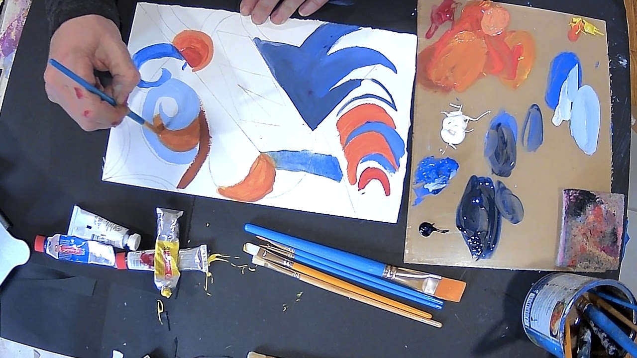Complementary Colors - Painting Exercise - YouTube