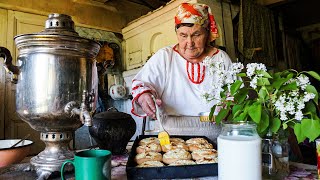 RUSSIAN GRANDMOTHER Cooking DELICIOUS SORREL soup - RARE GRANDMA RECIPE!!! Life in VEPSSKY village.