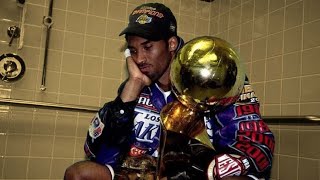 The reason Kobe Bryant was sad after winning the 2001 NBA championship