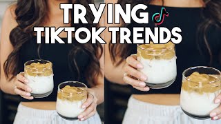 TRYING THINGS I SAW ON TIKTOK