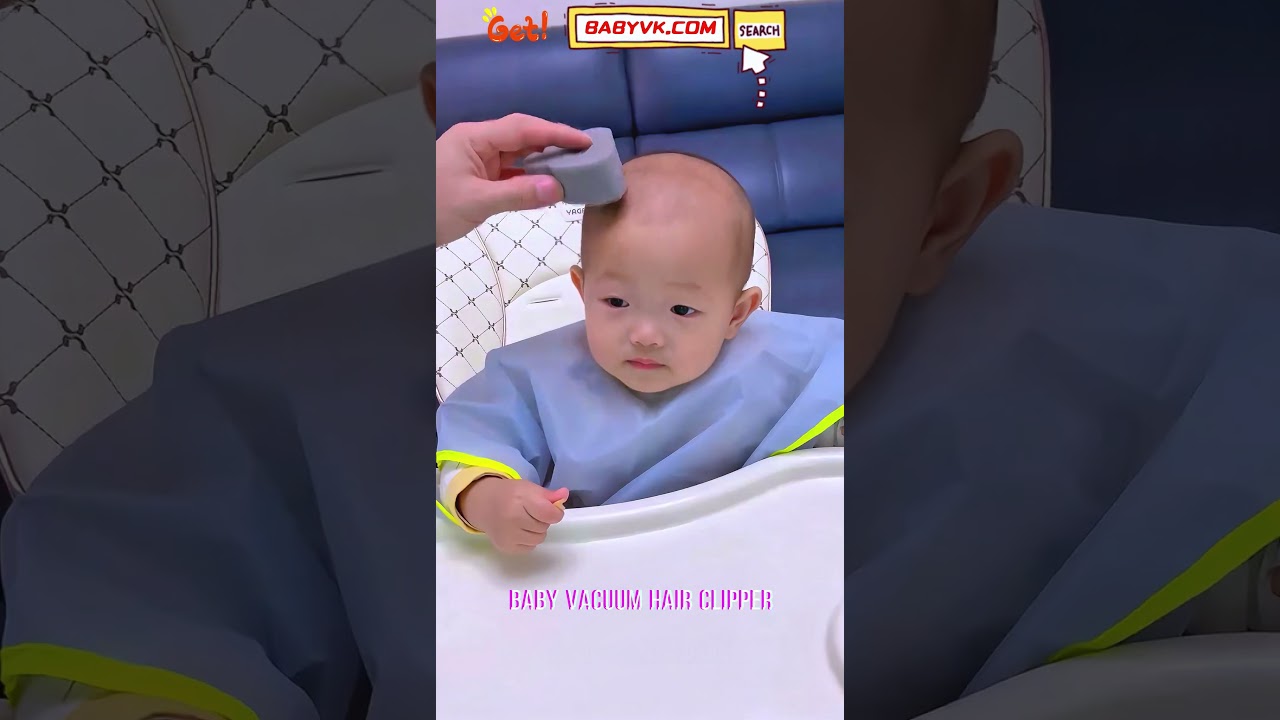 Беспроводная детская машинка для стрижки волос с вакуумом: автоматическое всасывание предотвращае...