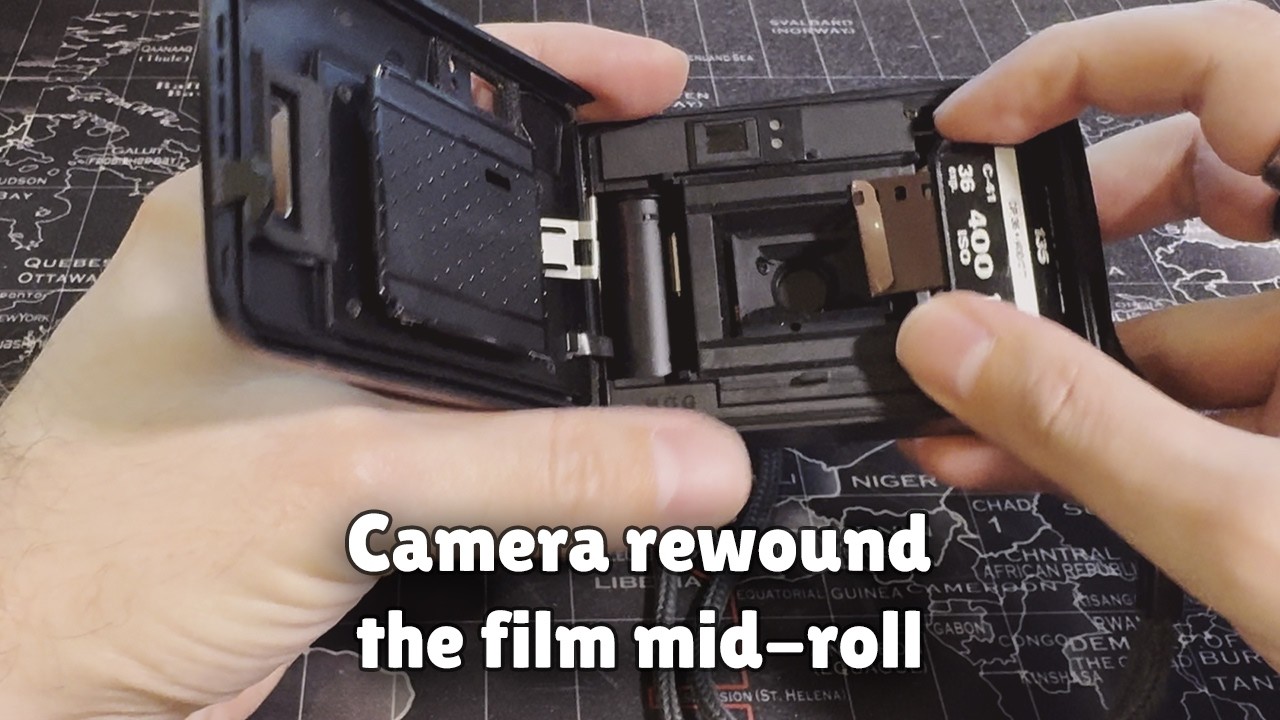 What to do when your camera rewinds the film before the roll is ...